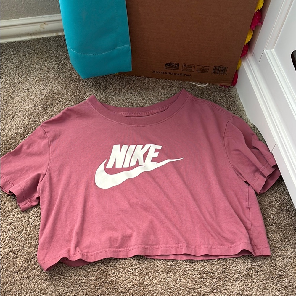 Nike Pink Crop Top